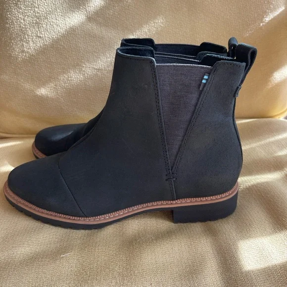 NWOT TOMS Cleo Boots 7.5 black - Picture 4 of 10
